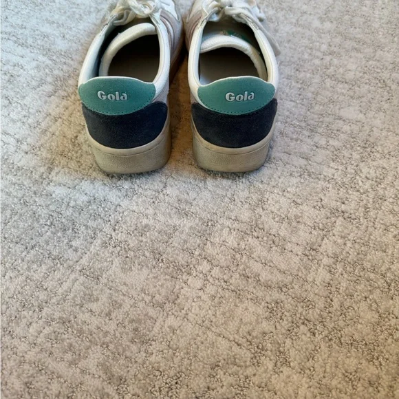 Gola White and Green Sneakers - Picture 3 of 8